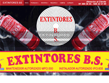 Tablet Screenshot of extintoresbs.com